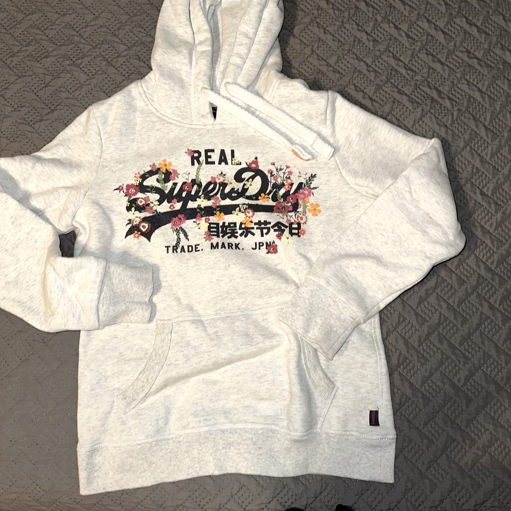 Superdry Heather Grey Hoodie
